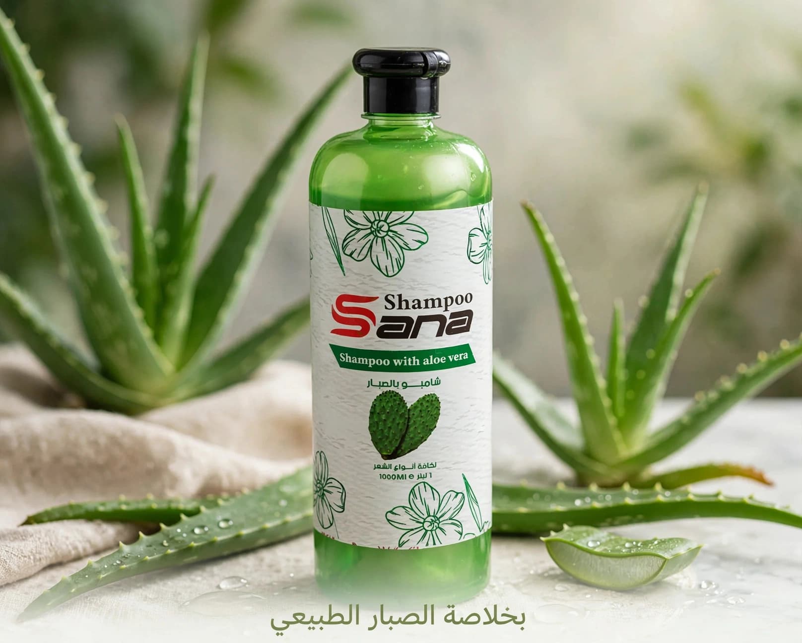 شامبو سنا 1 لتر بخلاصة الصبار 