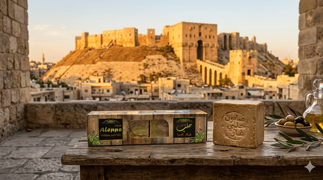صابون حلب اكستر 4 قطع 